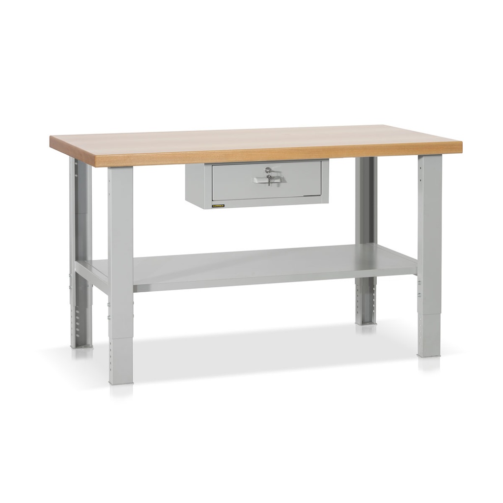 Delovna miza | nastavljiva višina 715-1090 mm | 1500x750 mm | BT501