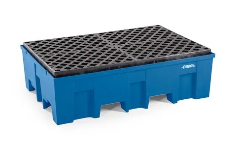 Lovilna-prestrezna posoda iz polietilena (PE) | 2x 200 l soda | z mrežo