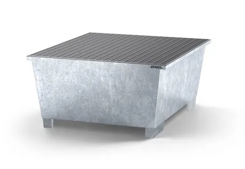 Lovilna- prestrezna posoda iz pocinkanega jekla |  za 1 IBC