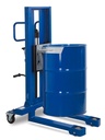 Dvižni voziček za sode | višina dviga 120-740 mm | ozko podvozje | za 60-200 litrske kovinske sode
