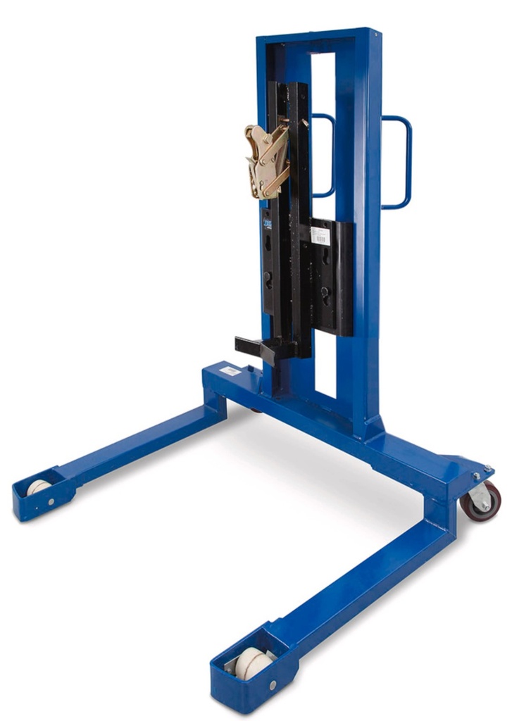 Dvižni voziček za sode | višina dviga 0-740 mm | široko podvozje | za 60-200 litrske kovinske sode