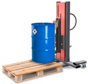 Dvižni voziček za kovinske sode | Secu Ex | višina dviga 120-905 mm | ozko podvozje | za 60-200 litrske sode | ATEX