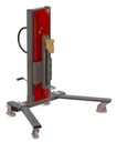 Dvižni voziček za kovinske sode | Secu Ex | višina dviga 0-905 mm | podvozje v obliki črke V | za 60-200 litrske sode | ATEX