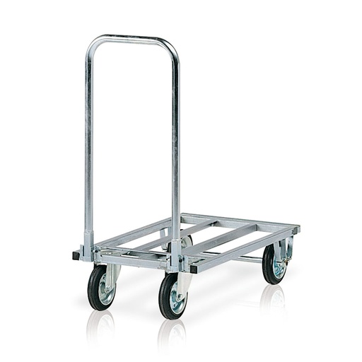 [C012Z] Skladiščni voziček | galvaniziran | 755-1060x460x175-905 mm | C012Z