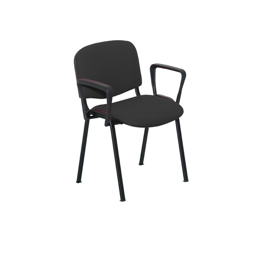 [D2035/16] Konferenčni stol GIOVE z naslonom | črn tekstil