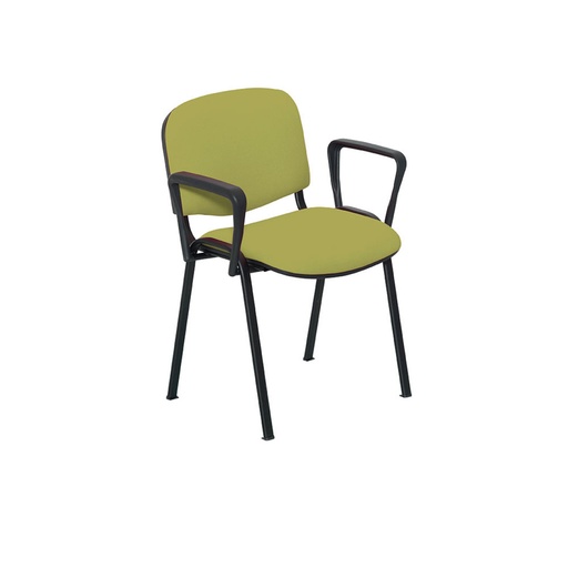 [D2035/53] Konferenčni stol GIOVE z naslonom | zelen tekstil