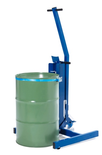 [268895] Dvižni voziček za sode | Eco | višina dviga 0-200 mm | široko podvozje | za 60-220 litrske kovinske in plastične sode